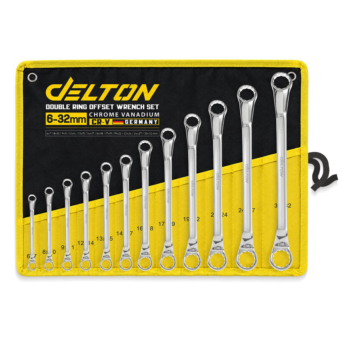 ชุดประแจแหวนคู่ DELTON รุ่น DT6-32RR 6-32 มม. (ชุด 12 ชิ้น)_0
